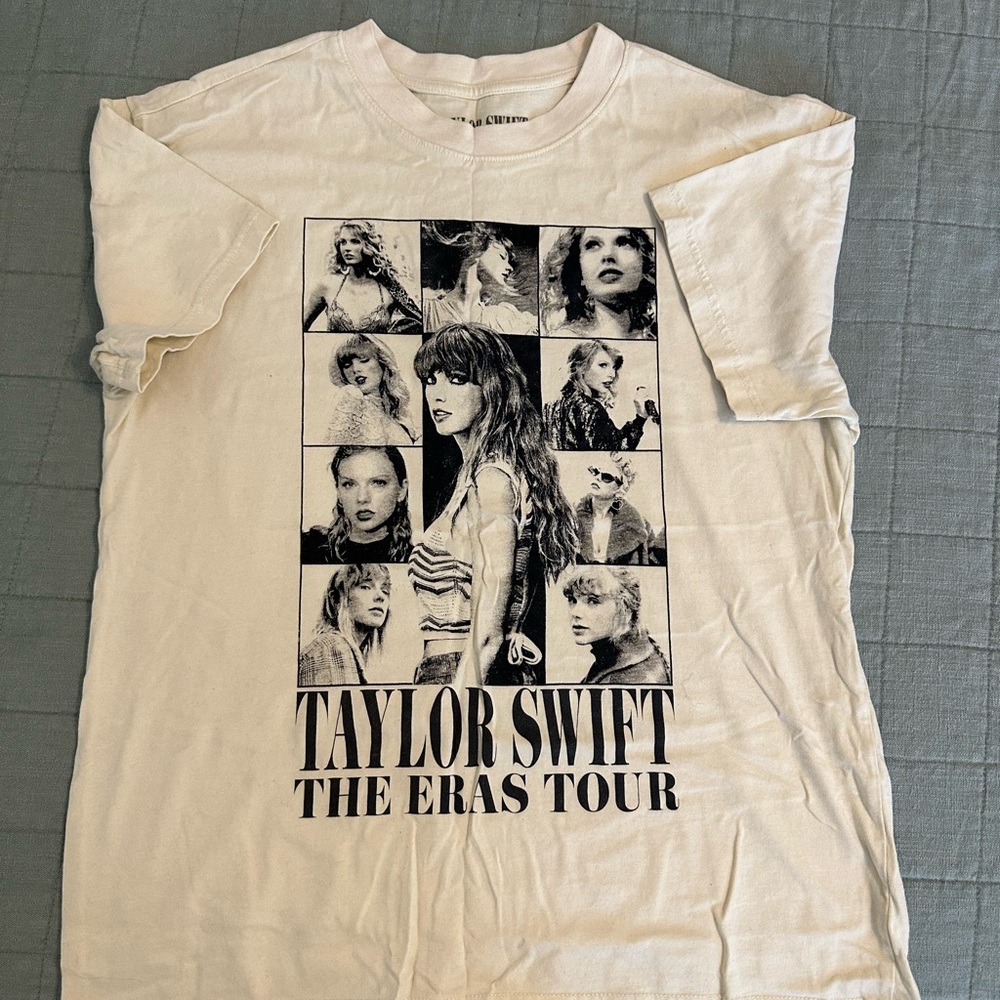 Taylor Swift The Eras Tour Beige T-Shirt